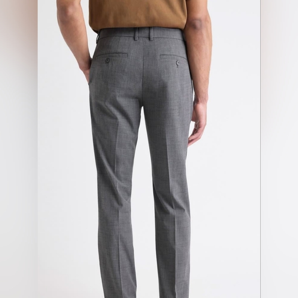 RW&CO Men's Gray Pants Slim Fit